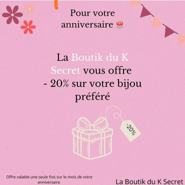 Pour votre anniversaire, un cadeau vous attend !