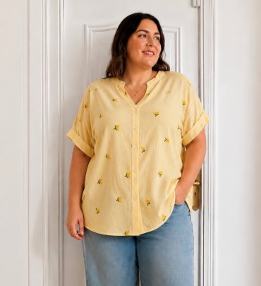 Chemisier jaune à 37€