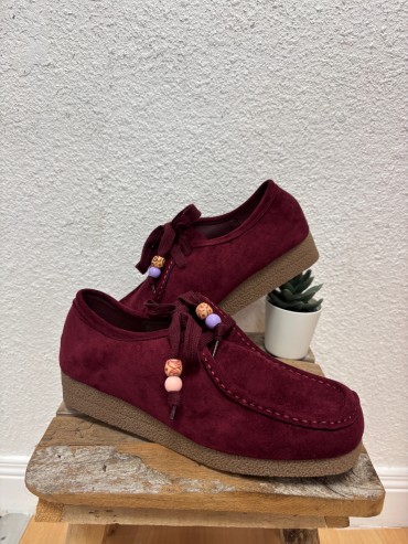 Derbies burgundy à 34€